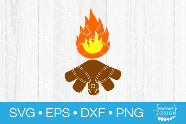 Camp Fire SVG SavanasDesign 