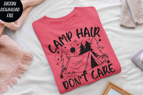 Camp hair don't care svg, Camping cricut, Camping cut files SVG Isabella Machell 