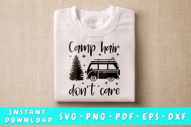 Camp Hair Don't Care SVG SVG HappyDesignStudio 