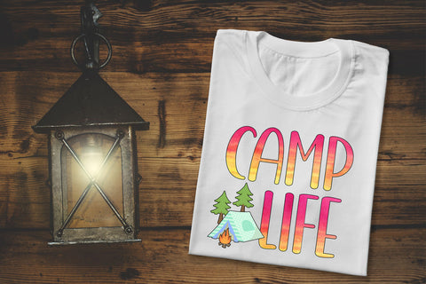 Camp Life Sublimation Design Sublimation Happy Printables Club 