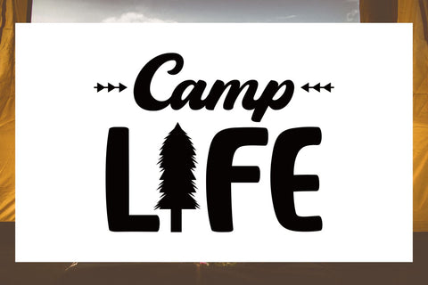 Camp Life SVG | Camping Life SVG | Camping Scene SVG SVG Angel Lynne Designs 