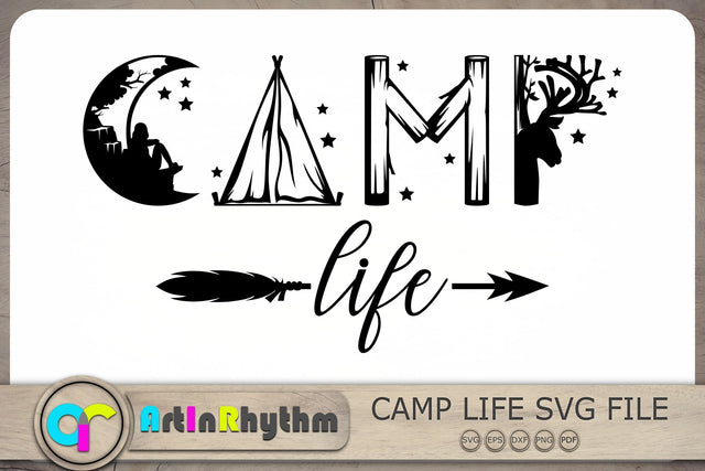 Camp Life Svg, Camping Svg, Camper Svg, Camp Svg SVG Artinrhythm shop 