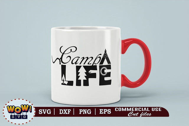 Camp life svg, Camping svg, RV svg, Dxf, Png SVG Wowsvgstudio 