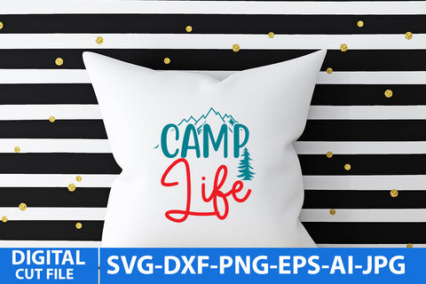Camp Life SVG Cut File ,Camp Life SVG Bundle SVG BlackCatsMedia 