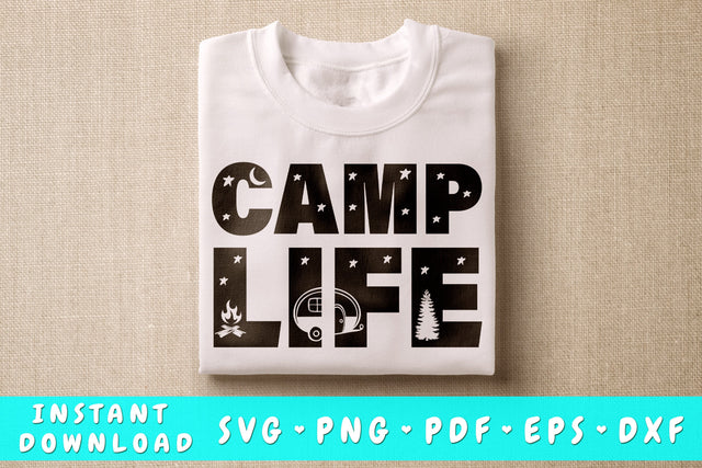 Camp Life SVG SVG HappyDesignStudio 