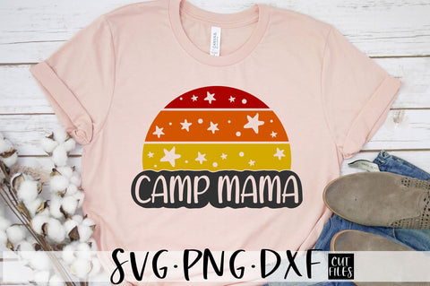 Camp Mama SVG | Camping SVG File SVG RedFoxDesignsUS 