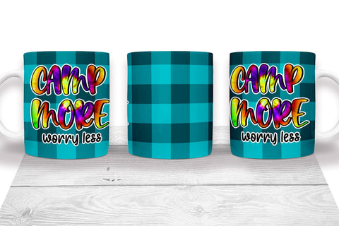 Camp More Mug Sublimation I Camping Mug Sublimation I Mugs Sublimation Happy Printables Club 