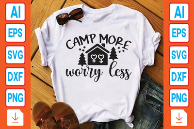 Camp More Worry Less SVG Craftlabsvg24 