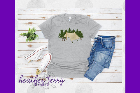 Camp Out Digital Scrapbook Sublimation Kit Sublimation Heather Terry Design Co. 