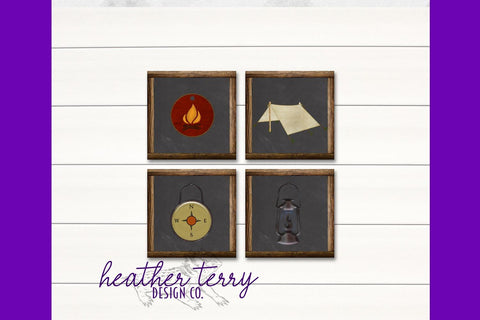 Camp Out Digital Scrapbook Sublimation Kit Sublimation Heather Terry Design Co. 