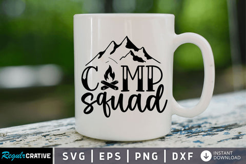 Camp squad SVG SVG Regulrcrative 