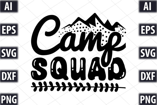 Camp Squad SVG SVGista 