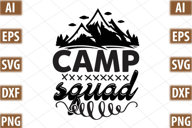 Camp Squad SVG SVGista 