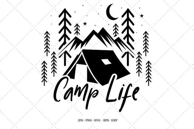 Camp SVG, Camping SVG, Camper Svg, RV Decal, Camping Tshirt Svg, Camping Clip Art, Travel Trailer SVG SVG Digital Designer 