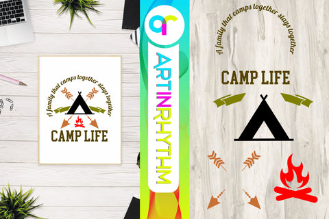 camp svg, camping svg SVG Artinrhythm shop 