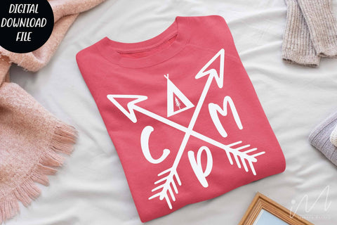 Camp svg, Happy camper svg, camp t shirt svg SVG Isabella Machell 