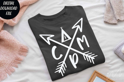 Camp svg, Happy camper svg, camp t shirt svg SVG Isabella Machell 