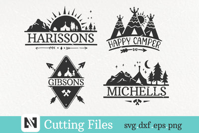 Camper Svg | Camping Svg | Camping Clip Art Svg Bundle SVG Pinoyart Kreatib 