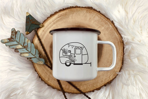 Camper SVG, Camping SVG, Happy Camper SVG. SVG Elinorka 