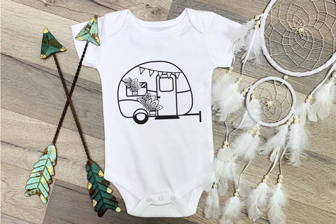 Camper SVG, Camping SVG, Happy Camper SVG. SVG Elinorka 