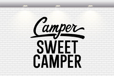 Camper Sweet Camper - SVG, PNG, DXF, EPS SVG Elsie Loves Design 