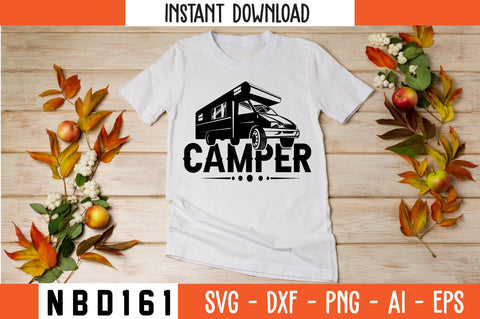 CAMPER T-Shirt Design SVG Nbd161 
