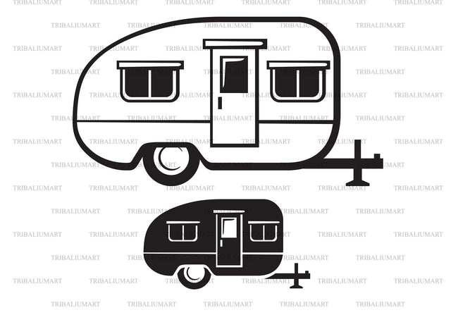 Camper trailer SVG TribaliumArtSF 