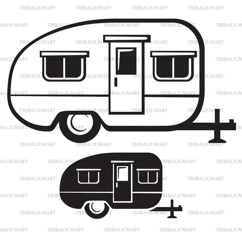 Camper trailer SVG TribaliumArtSF 