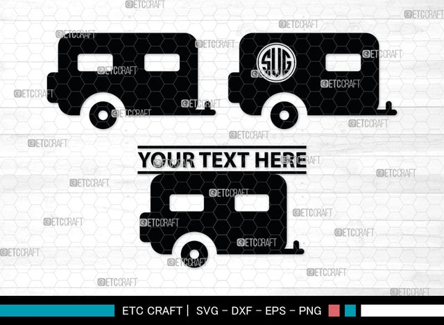 Camper Van Monogram, Camper Van Silhouette, Camper Van SVG, Travel Van Svg, Travel Svg, SB00037 SVG ETC Craft 