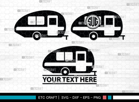 Camper Van Monogram, Camper Van Silhouette, Camper Van SVG, Travel Van Svg, Travel Svg, SB00037 SVG ETC Craft 