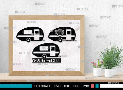 Camper Van Monogram, Camper Van Silhouette, Camper Van SVG, Travel Van Svg, Travel Svg, SB00037 SVG ETC Craft 