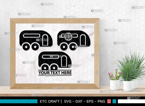 Camper Van Monogram, Camper Van Silhouette, Camper Van SVG, Travel Van Svg, Travel Svg, SB00037 SVG ETC Craft 