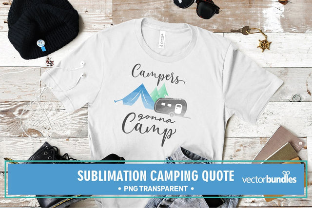 Campers gonna camp sublimation Sublimation vectorbundles 
