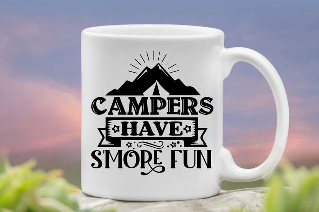 Campers have s'more fun, Camping SVG Bundle SVG DESIGNISTIC 