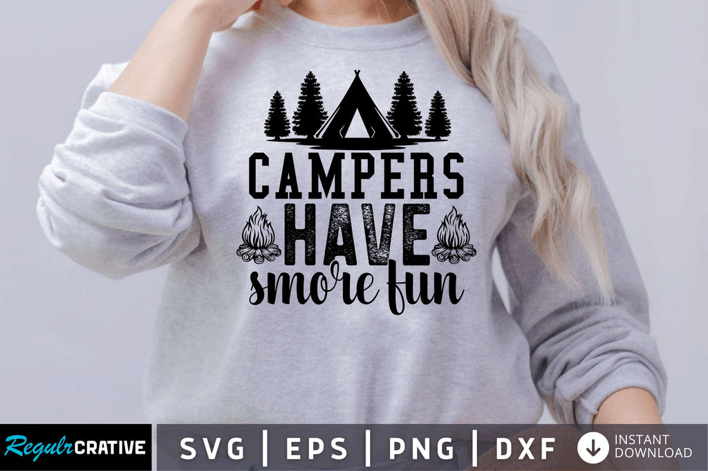 Campers have smore fun SVG - So Fontsy