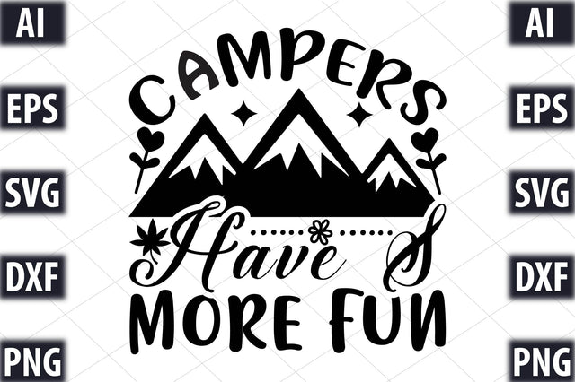 Campers have s'more fun SVG SVGista 