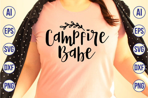Campfire Babe svg SVG nirmal108roy 
