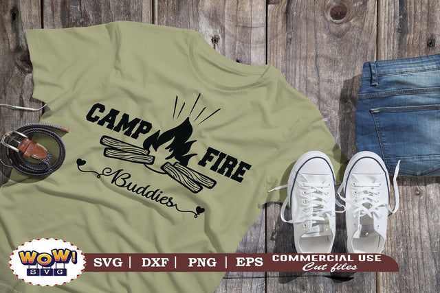Campfire buddies svg, Camping svg, RV svg, Png, Dxf SVG Wowsvgstudio 