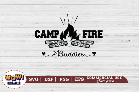 Campfire buddies svg, Camping svg, RV svg, Png, Dxf SVG Wowsvgstudio 