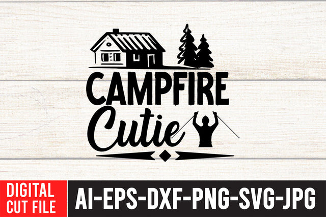 Campfire Cutie SVG Cut File SVG BlackCatsMedia 