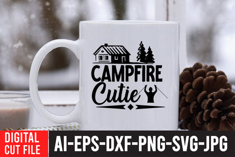 Campfire Cutie SVG Cut File SVG BlackCatsMedia 