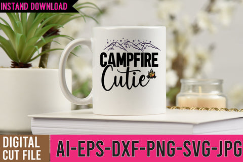 Campfire Cutie SVG Design SVG BlackCatsMedia 