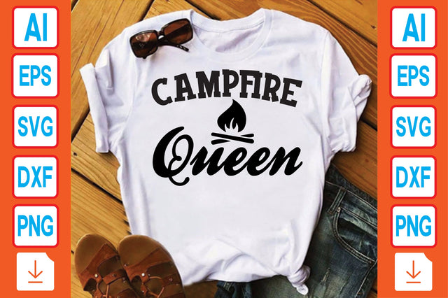 Campfire Queen SVG Craftlabsvg24 