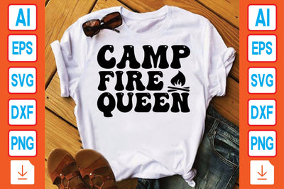 Campfire Queen SVG Craftlabsvg24 