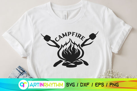 Campfire svg, Camping svg, Bonfire svg SVG Artinrhythm shop 