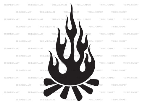 Campfire SVG TribaliumArtSF 