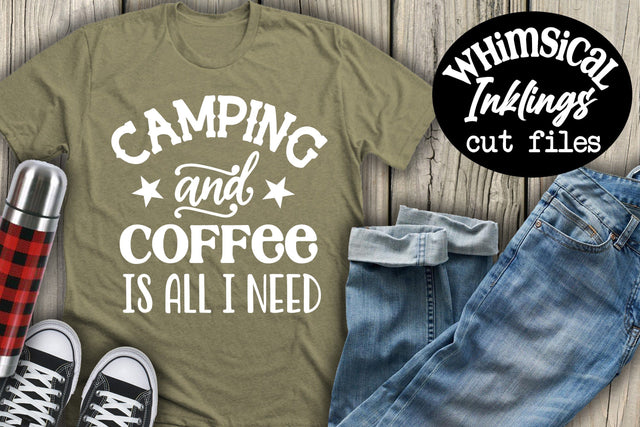 Camping And Coffee SVG SVG Whimsical Inklings 