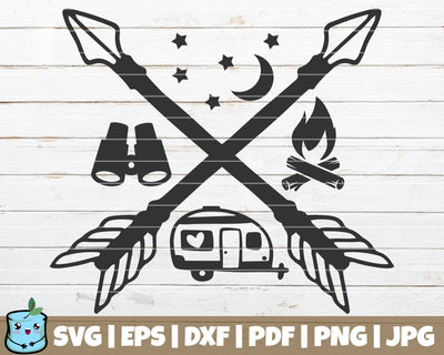 Camping Arrow SVG MintyMarshmallows 