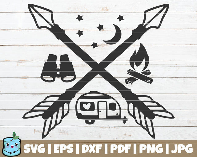 Camping Arrow SVG MintyMarshmallows 