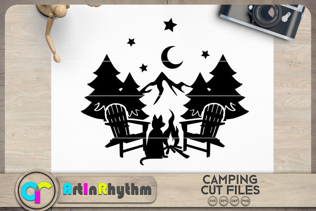 Camping bonfire night SVG, Camp ground SVG SVG Artinrhythm shop 